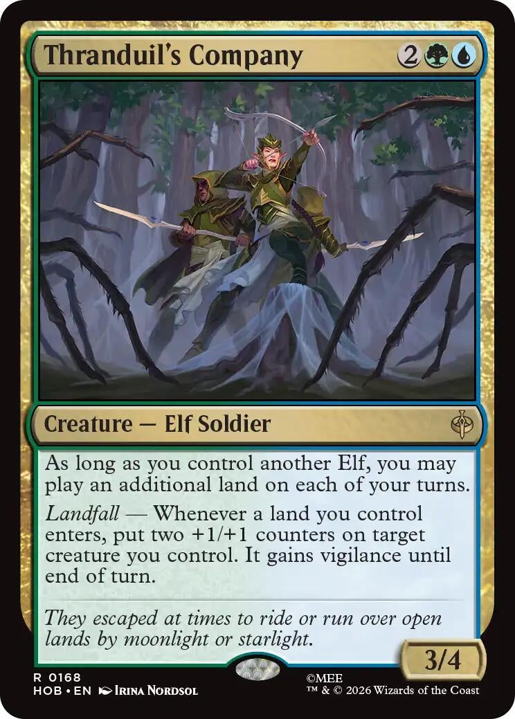 Image for Thranduil's Company (168) [The Hobbit] (HOB) - Magic: The Gathering