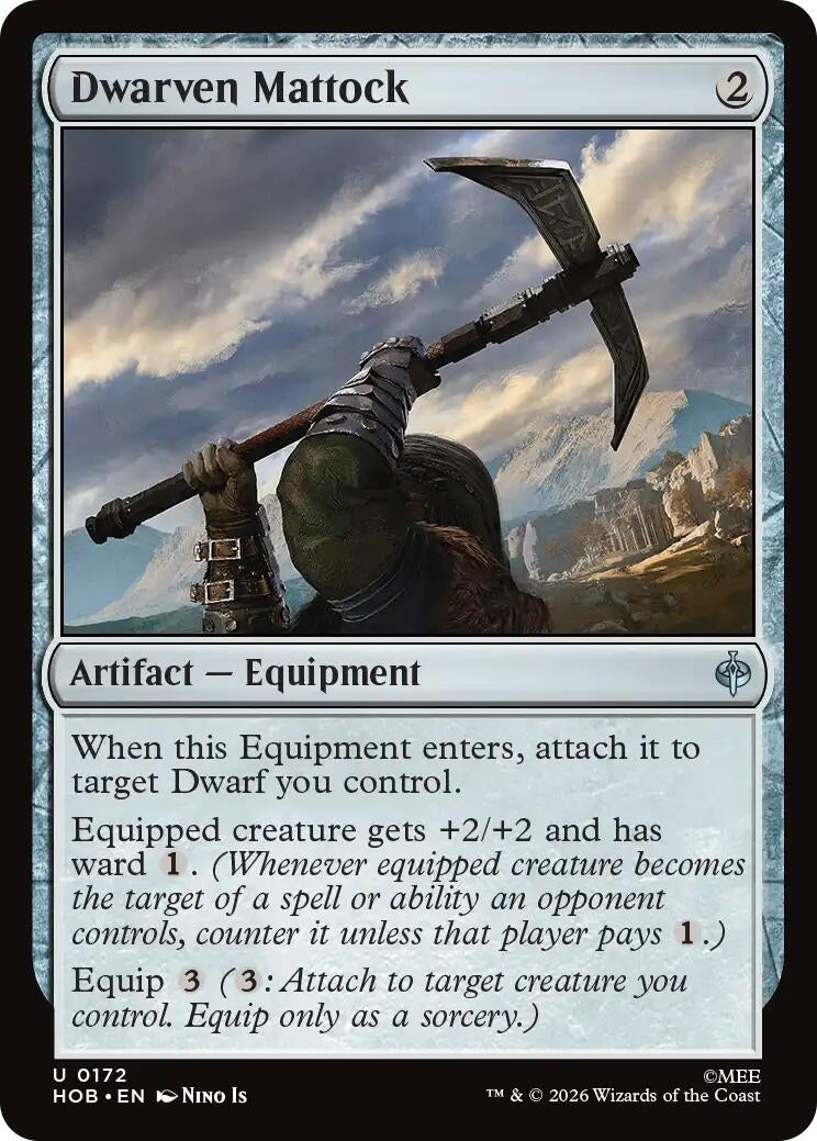 Image for Dwarven Mattock (172) [The Hobbit] (HOB) - Magic: The Gathering