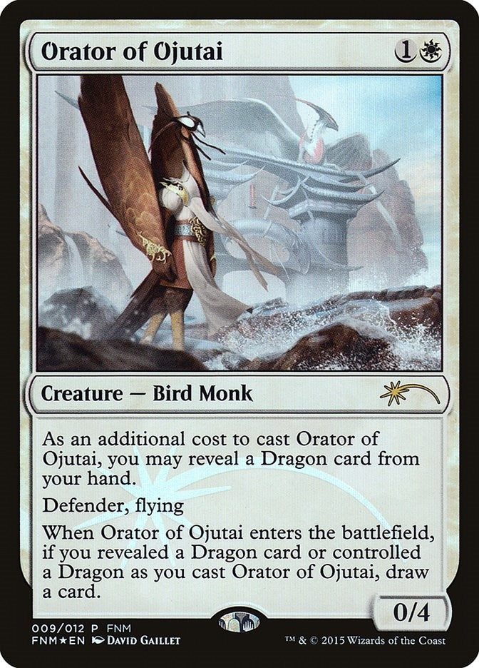 Image for Orator of Ojutai (9) [FNM Promos] - Magic: The Gathering