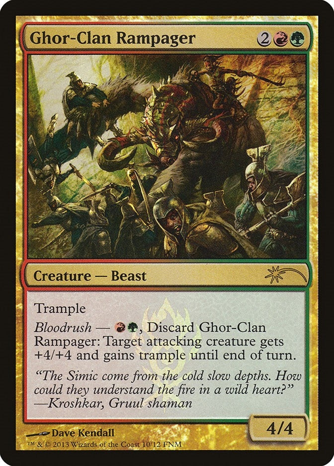 Image for Ghor-Clan Rampager (10) [FNM Promos] - Magic: The Gathering