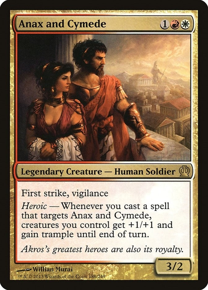 Image for Anax and Cymede (186) [Theros] - Magic: The Gathering