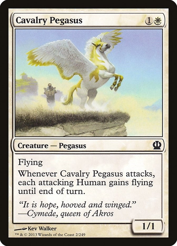 Image for Cavalry Pegasus (2) [Theros] - Magic: The Gathering
