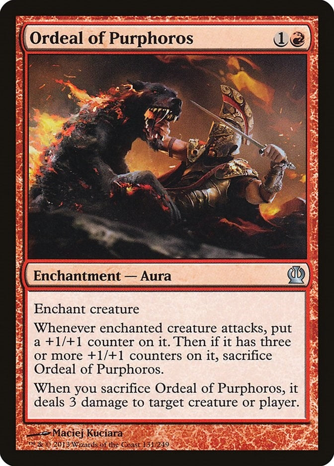 Image for Ordeal of Purphoros (131) [Theros] - Magic: The Gathering