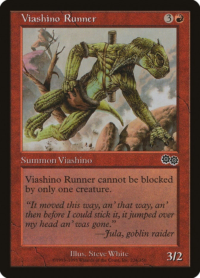 Image for Viashino Runner (224) [Urza's Saga] - Magic: The Gathering