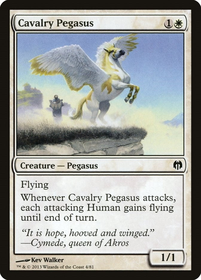 Image for Cavalry Pegasus (4) [Heroes vs. Monsters] - Magic: The Gathering