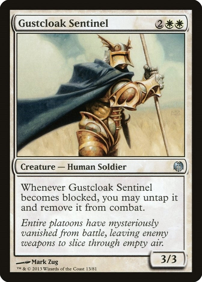 Image for Gustcloak Sentinel (13) [Heroes vs. Monsters] - Magic: The Gathering