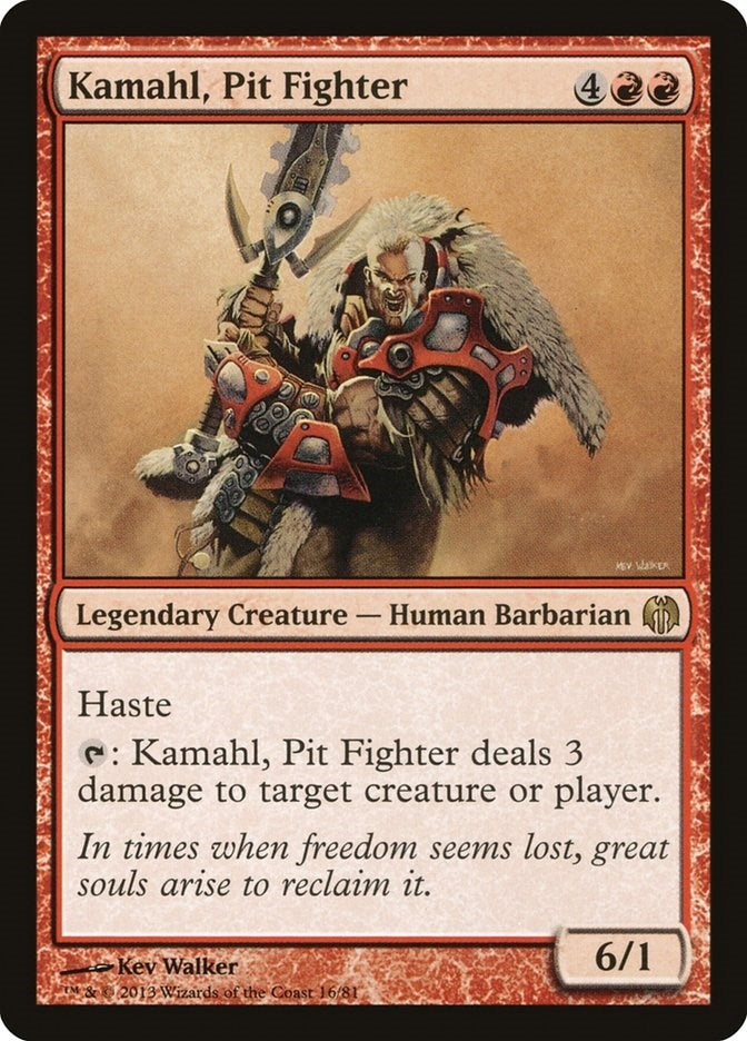 Image for Kamahl, Pit Fighter (16) [Heroes vs. Monsters] - Magic: The Gathering