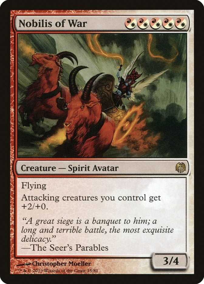 Image for Nobilis of War (15) [Heroes vs. Monsters] - Magic: The Gathering