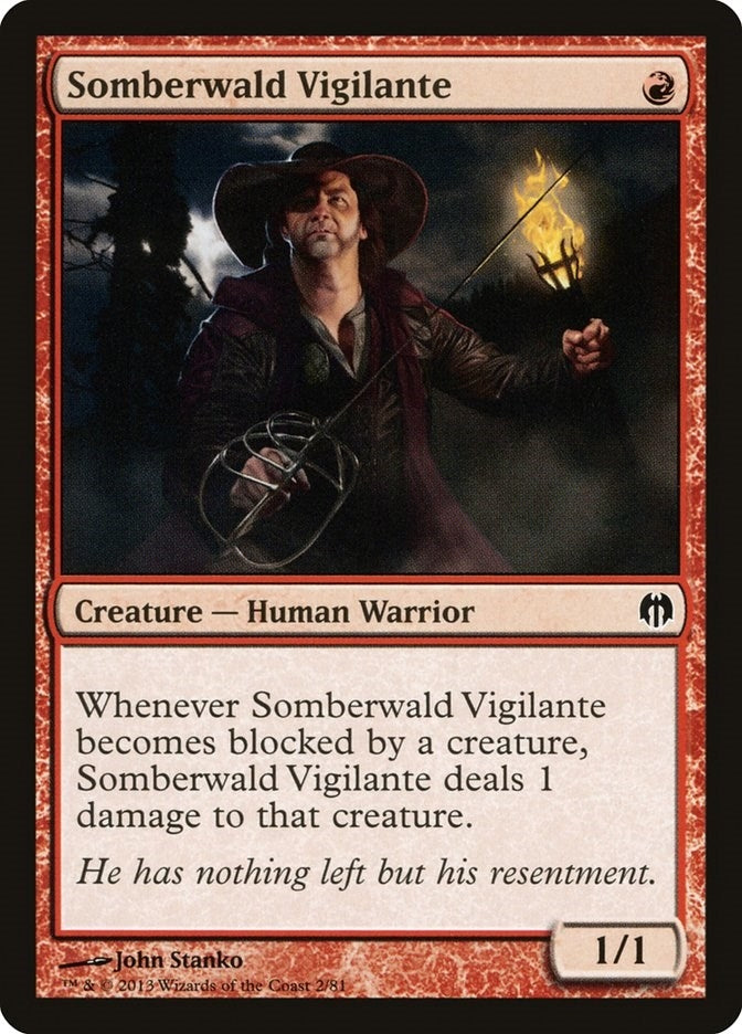 Image for Somberwald Vigilante (2) [Heroes vs. Monsters] - Magic: The Gathering