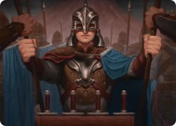 Image for Bard's Attendant Art Card (50) [Art Series: The Hobbit] (ASHOB) - Magic: The Gathering