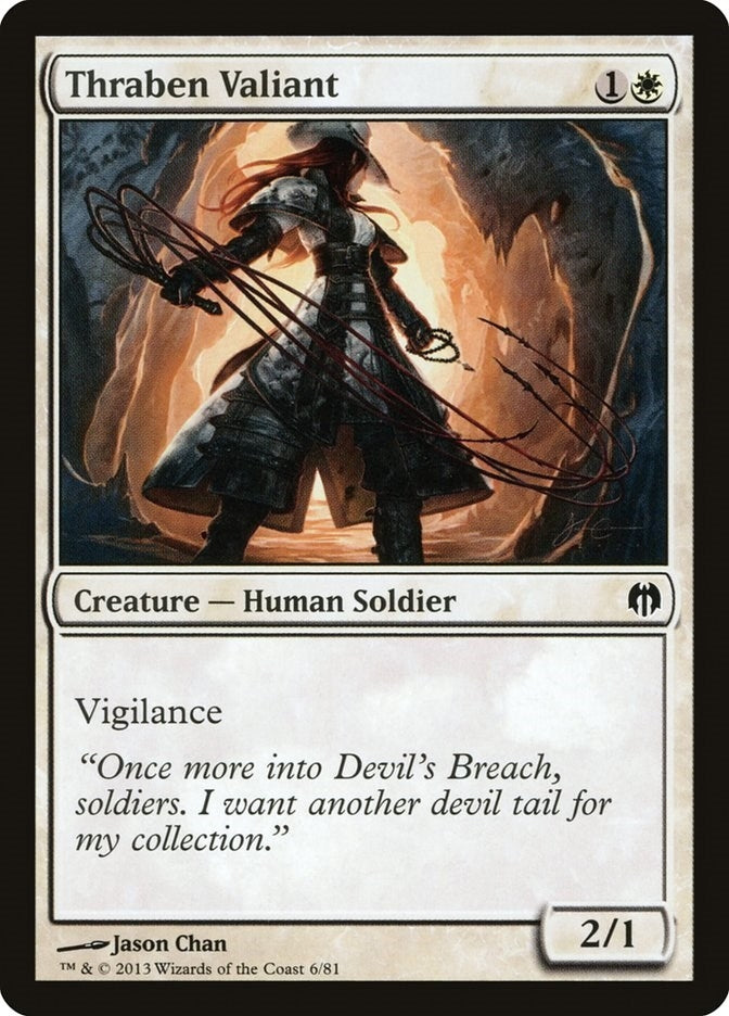 Image for Thraben Valiant (6) [Heroes vs. Monsters] - Magic: The Gathering