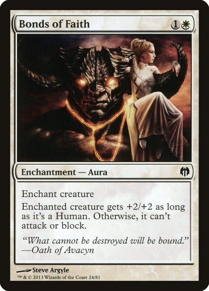 Image for Bonds of Faith (24) [Heroes vs. Monsters] - Magic: The Gathering