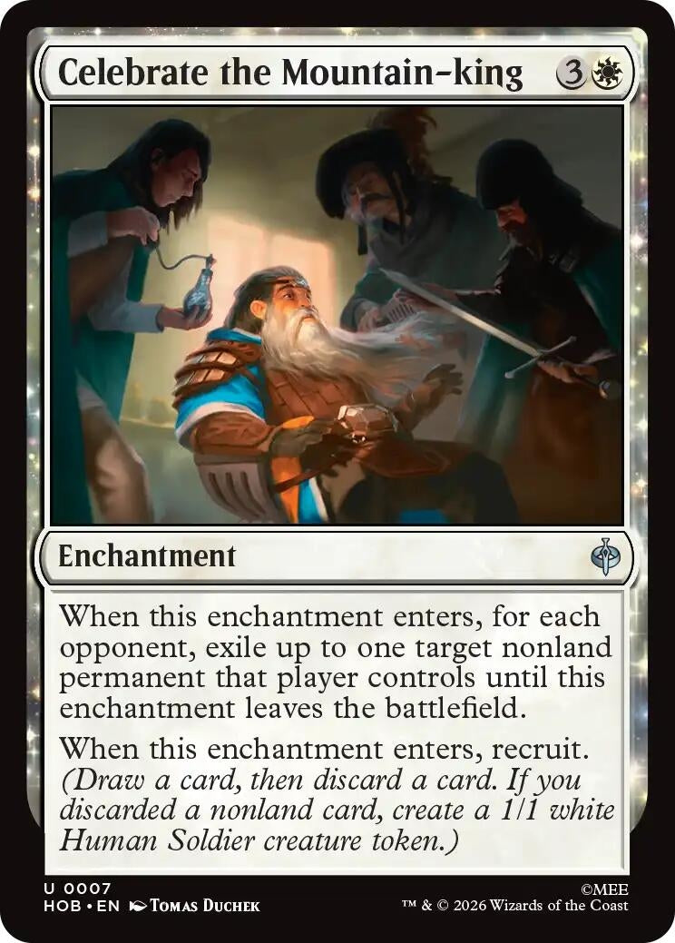Image for Celebrate the Mountain-king (7) [The Hobbit] (HOB) - Magic: The Gathering