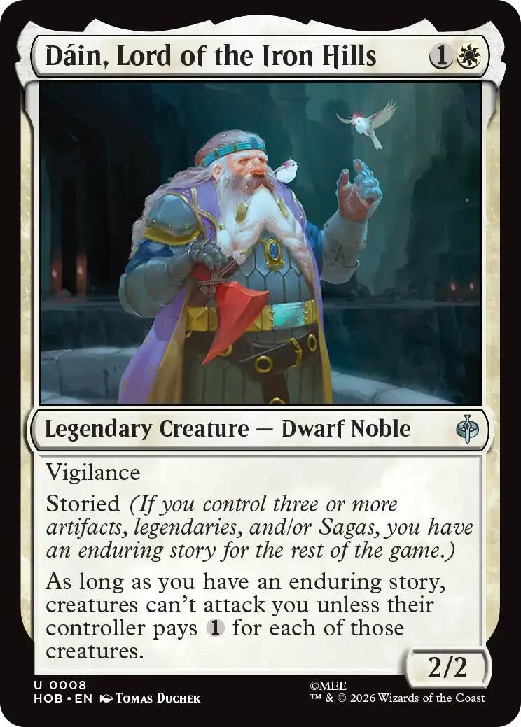 Image for Dain, Lord of the Iron Hills (8) [The Hobbit] (HOB) - Magic: The Gathering