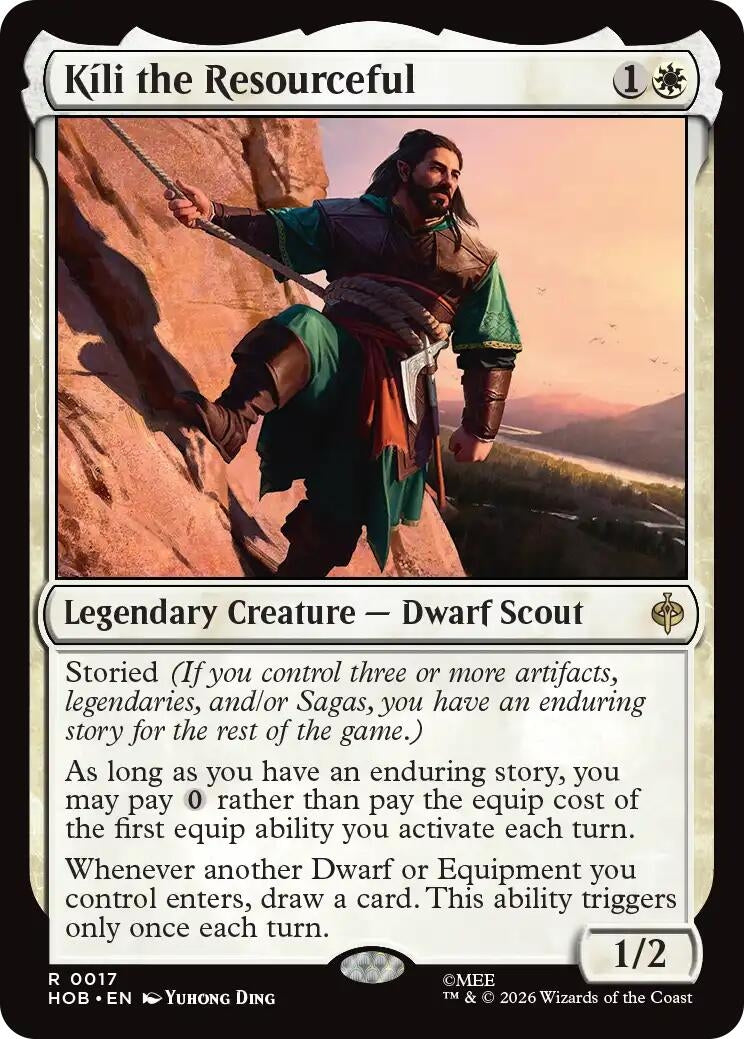 Image for Kili the Resourceful (17) [The Hobbit] (HOB) - Magic: The Gathering