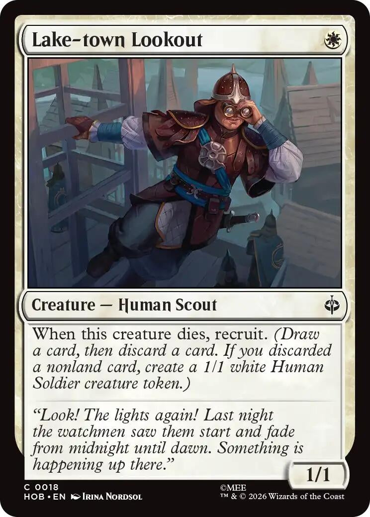 Image for Lake-town Lookout (18) [The Hobbit] (HOB) - Magic: The Gathering