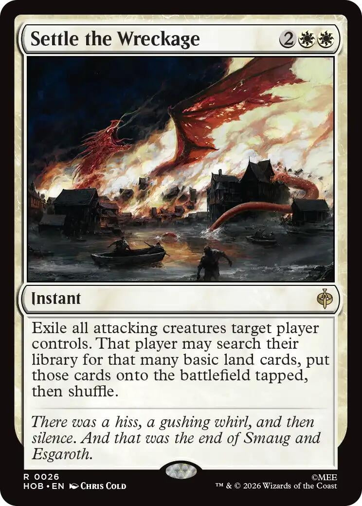 Image for Settle the Wreckage (26) [The Hobbit] (HOB) - Magic: The Gathering