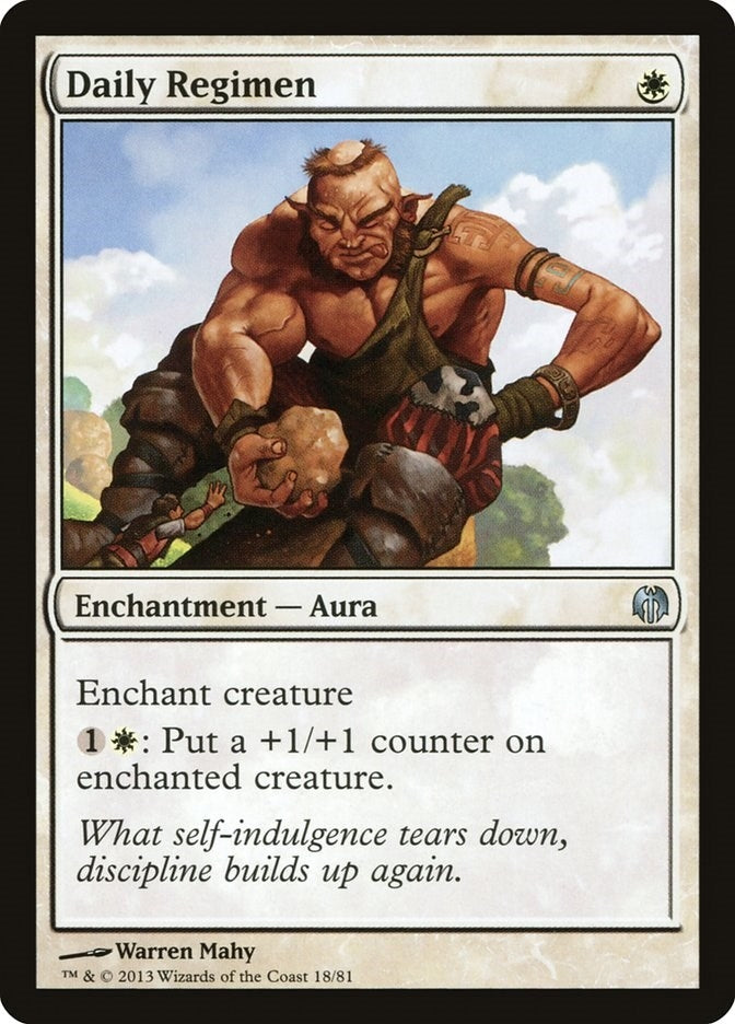 Image for Daily Regimen (18) [Heroes vs. Monsters] - Magic: The Gathering