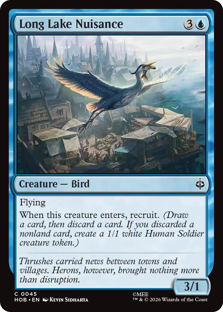 Image for Long Lake Nuisance (45) [The Hobbit] (HOB) - Magic: The Gathering