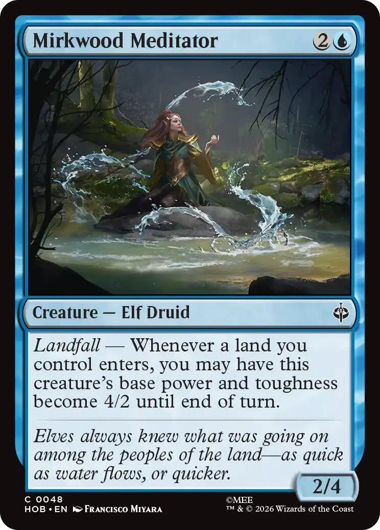 Image for Mirkwood Meditator (48) [The Hobbit] (HOB) - Magic: The Gathering