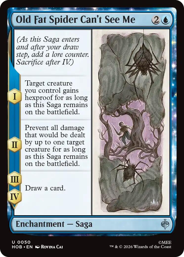 Image for Old Fat Spider Can't See Me (50) [The Hobbit] (HOB) - Magic: The Gathering