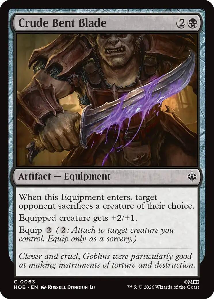 Image for Crude Bent Blade (63) [The Hobbit] (HOB) - Magic: The Gathering