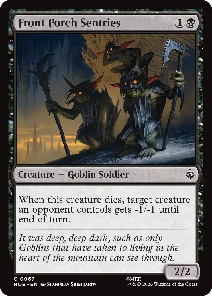 Image for Front Porch Sentries (67) [The Hobbit] (HOB) - Magic: The Gathering