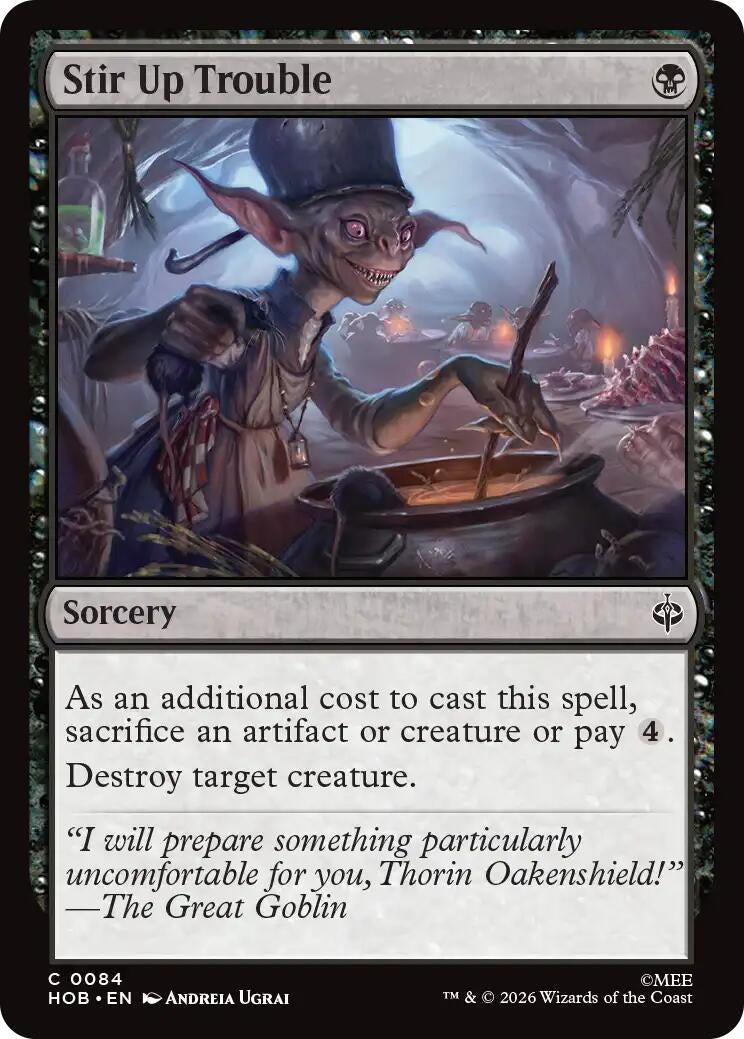 Image for Stir Up Trouble (84) [The Hobbit] (HOB) - Magic: The Gathering