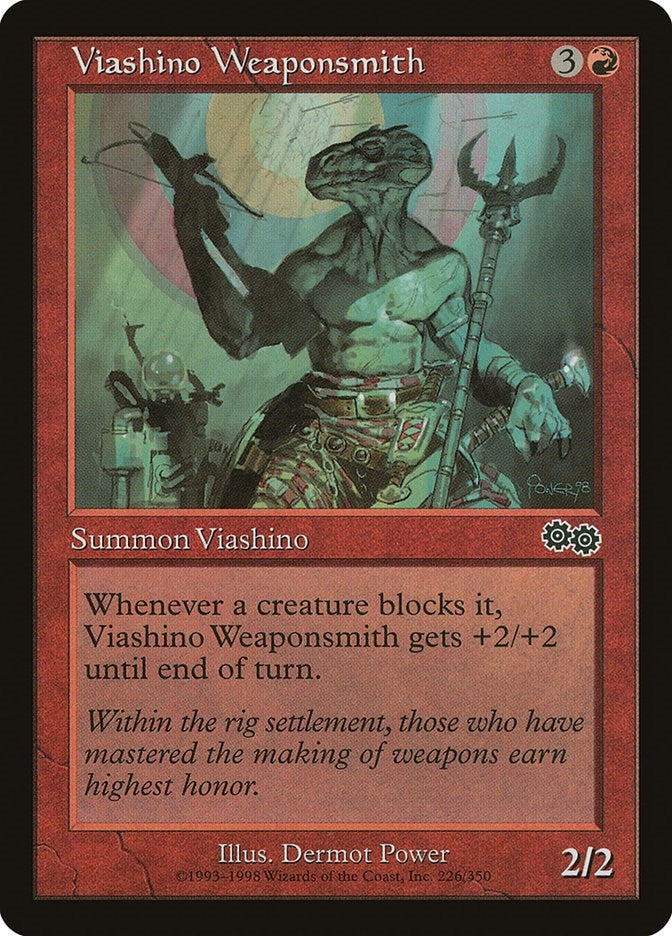 Image for Viashino Weaponsmith (226) [Urza's Saga] - Magic: The Gathering