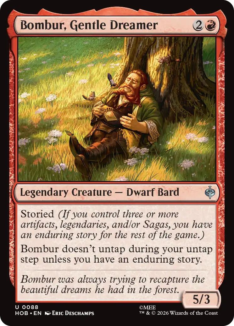 Image for Bombur, Gentle Dreamer (88) [The Hobbit] (HOB) - Magic: The Gathering