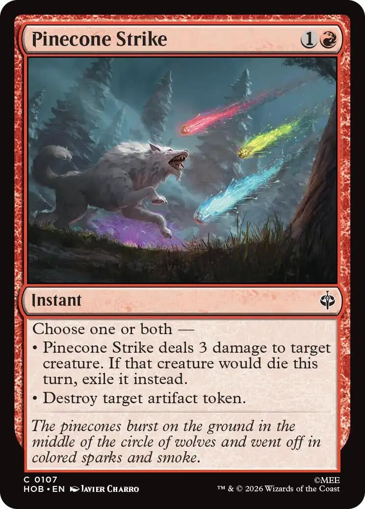 Image for Pinecone Strike (107) [The Hobbit] (HOB) - Magic: The Gathering