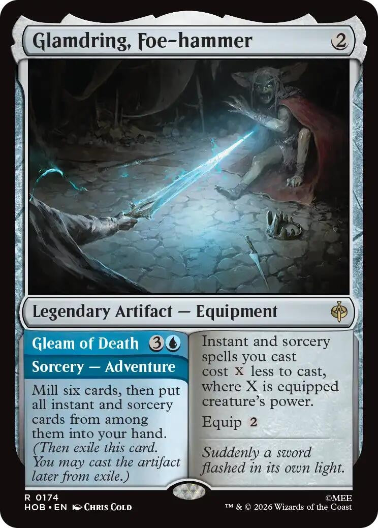 Image for Glamdring, Foe-hammer (174) [The Hobbit] (HOB) - Magic: The Gathering