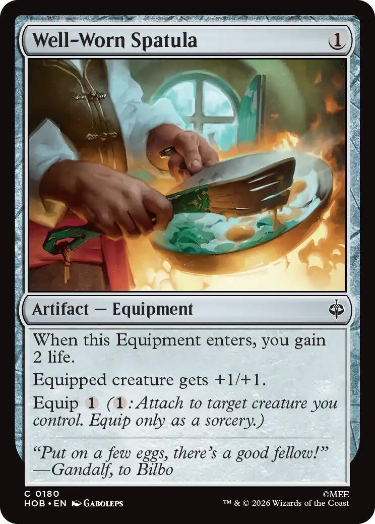 Image for Well-Worn Spatula (180) [The Hobbit] (HOB) - Magic: The Gathering