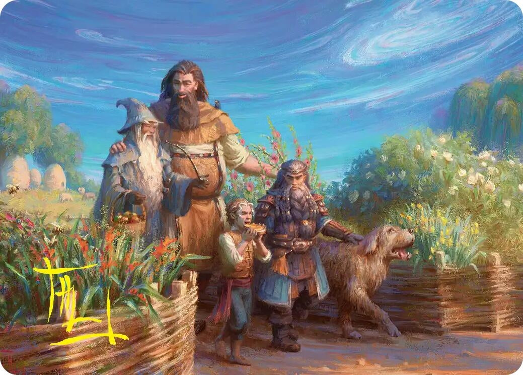 Image for Beorn's Hospitality Art Card (Gold-Stamped Signature) (20) [Art Series: The Hobbit] (ASHOB) - Magic: The Gathering