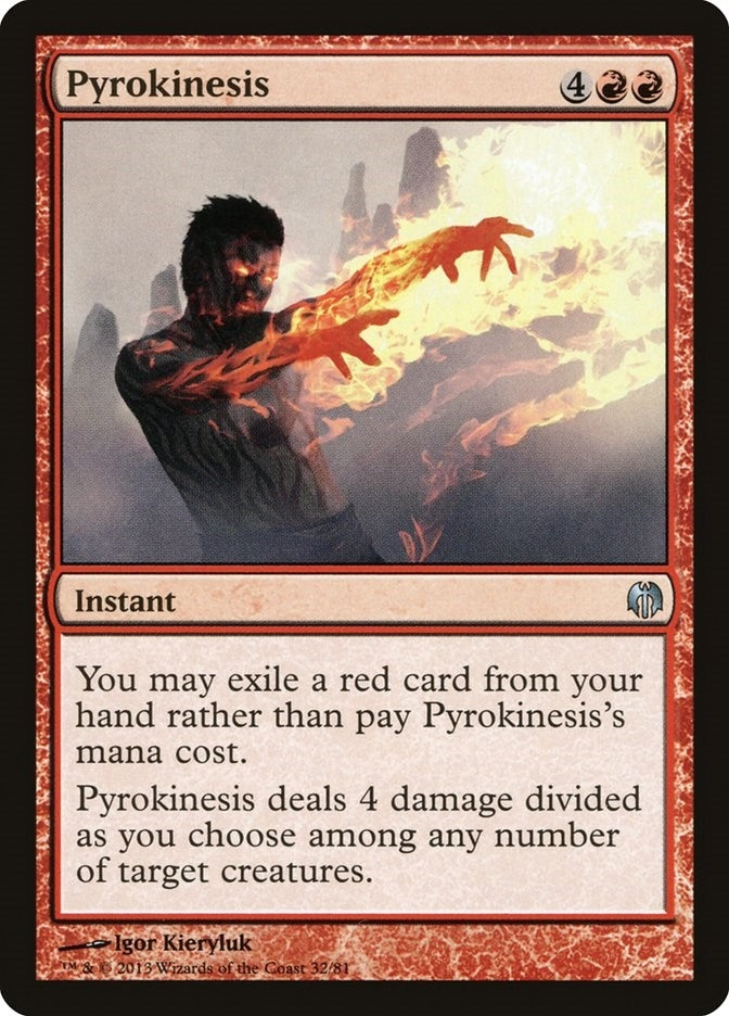 Image for Pyrokinesis (32) [Heroes vs. Monsters] - Magic: The Gathering