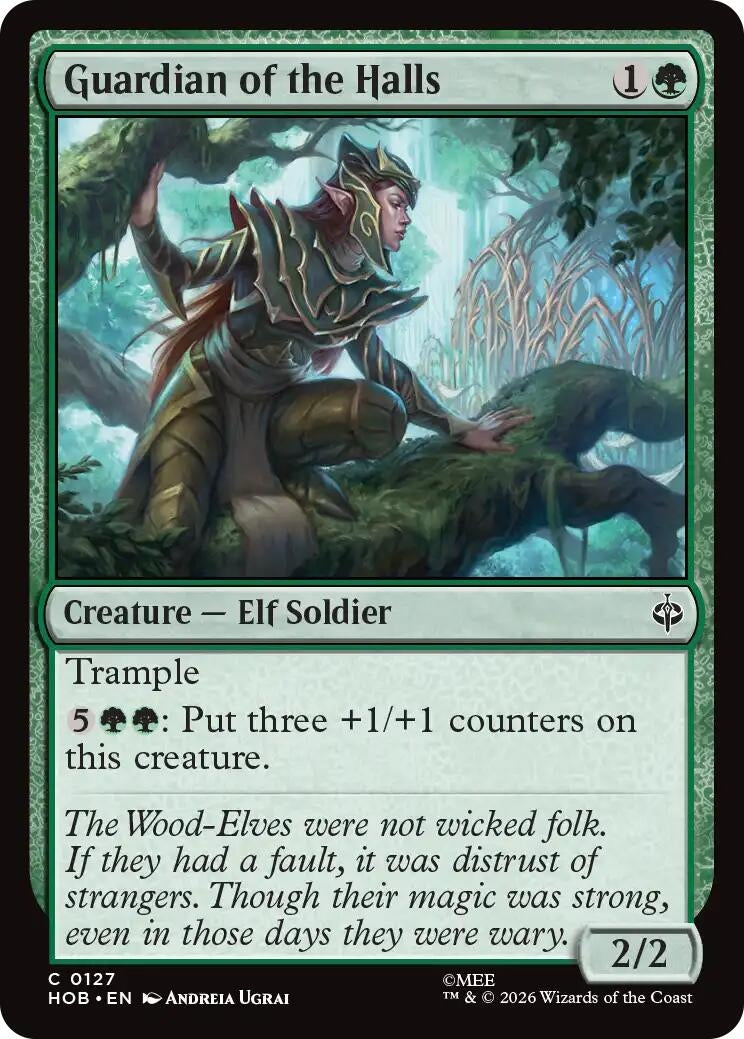 Image for Guardian of the Halls (127) [The Hobbit] (HOB) - Magic: The Gathering