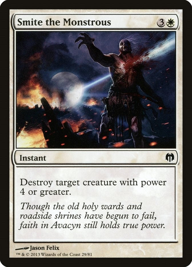 Image for Smite the Monstrous (29) [Heroes vs. Monsters] - Magic: The Gathering