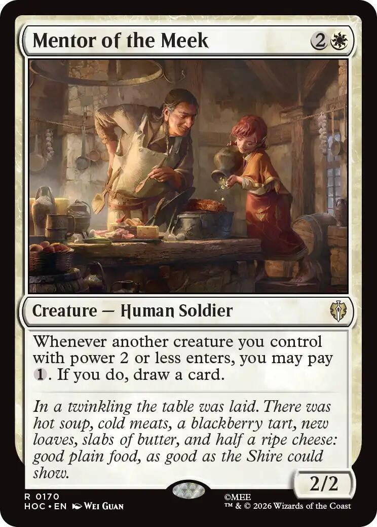 Image for Mentor of the Meek (170) [The Hobbit: Eternal-Legal] (HOC) - Magic: The Gathering