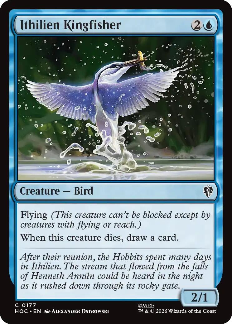 Image for Ithilien Kingfisher (177) [The Hobbit: Eternal-Legal] (HOC) - Magic: The Gathering
