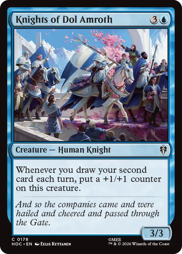 Image for Knights of Dol Amroth (178) [The Hobbit: Eternal-Legal] (HOC) - Magic: The Gathering