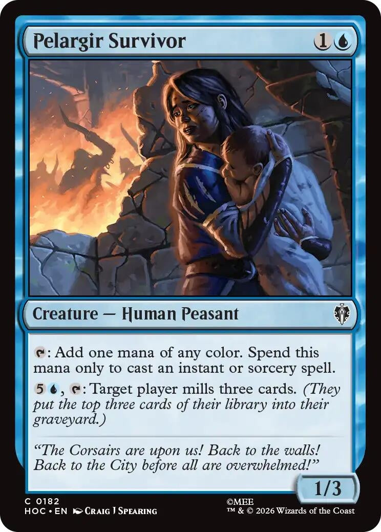 Image for Pelargir Survivor (182) [The Hobbit: Eternal-Legal] (HOC) - Magic: The Gathering