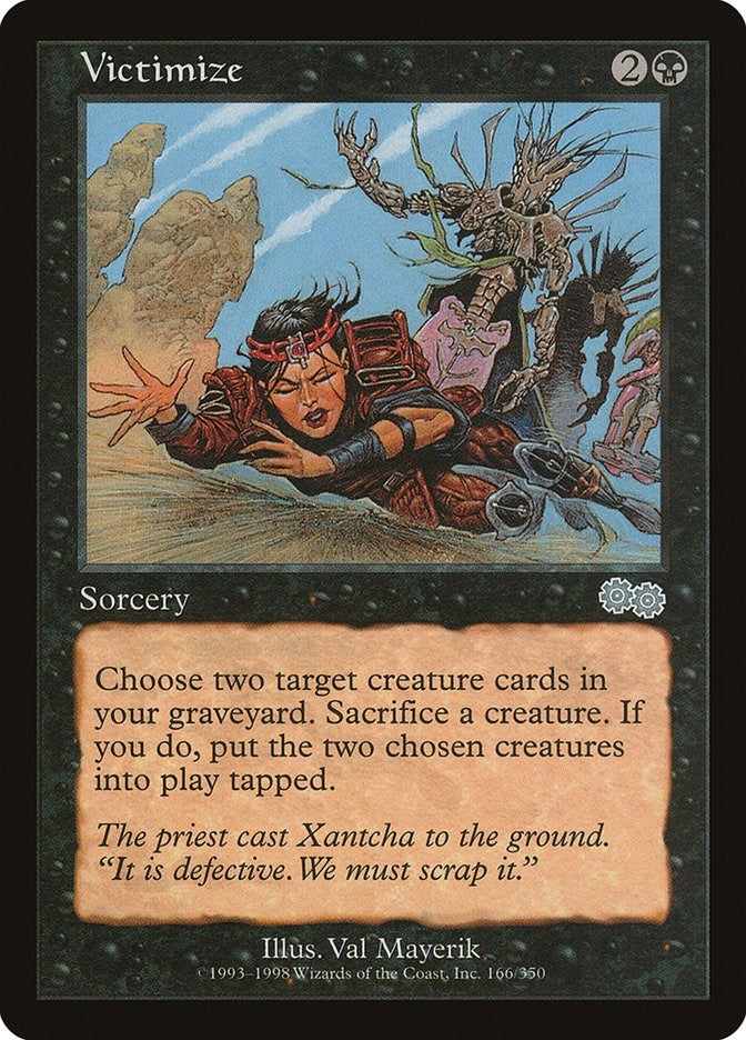 Image for Victimize (166) [Urza's Saga] - Magic: The Gathering