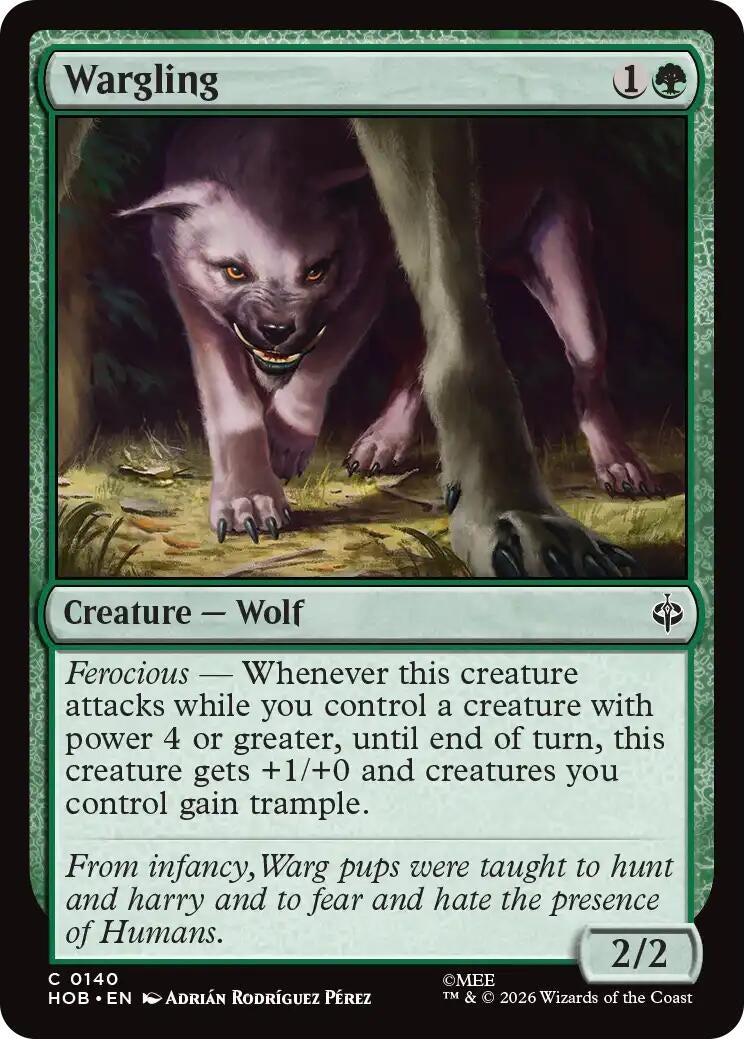 Image for Wargling (140) [The Hobbit] (HOB) - Magic: The Gathering