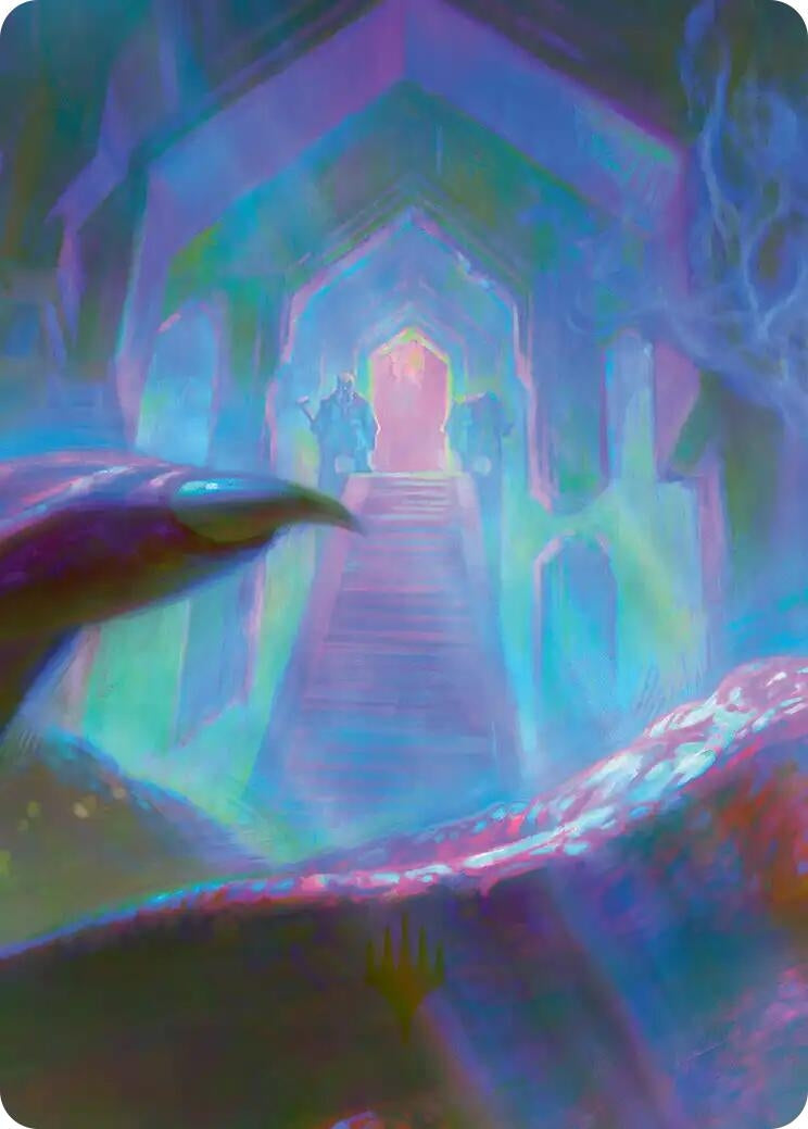 Image for Dragon-Cursed Halls Art Card (8/12) (8) [Art Series: The Hobbit] (ASHOB) - Magic: The Gathering