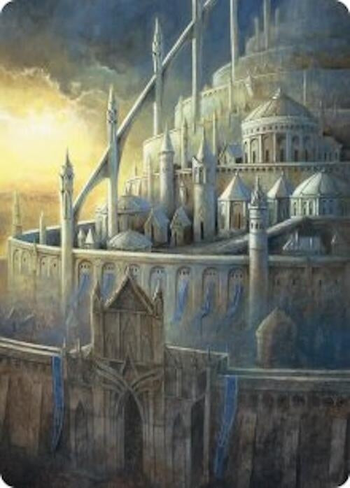 Image for Minas Tirith Art Card (38) [Art Series: The Hobbit] (ASHOB) - Magic: The Gathering