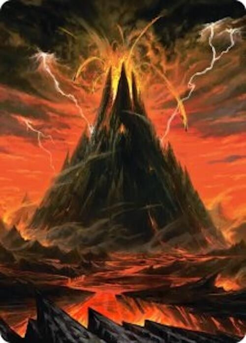 Image for Mount Doom Art Card (39) [Art Series: The Hobbit] (ASHOB) - Magic: The Gathering