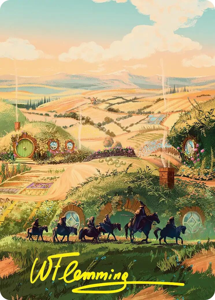 Image for Plains Art Card (Gold-Stamped Signature) (41) [Art Series: The Hobbit] (ASHOB) - Magic: The Gathering