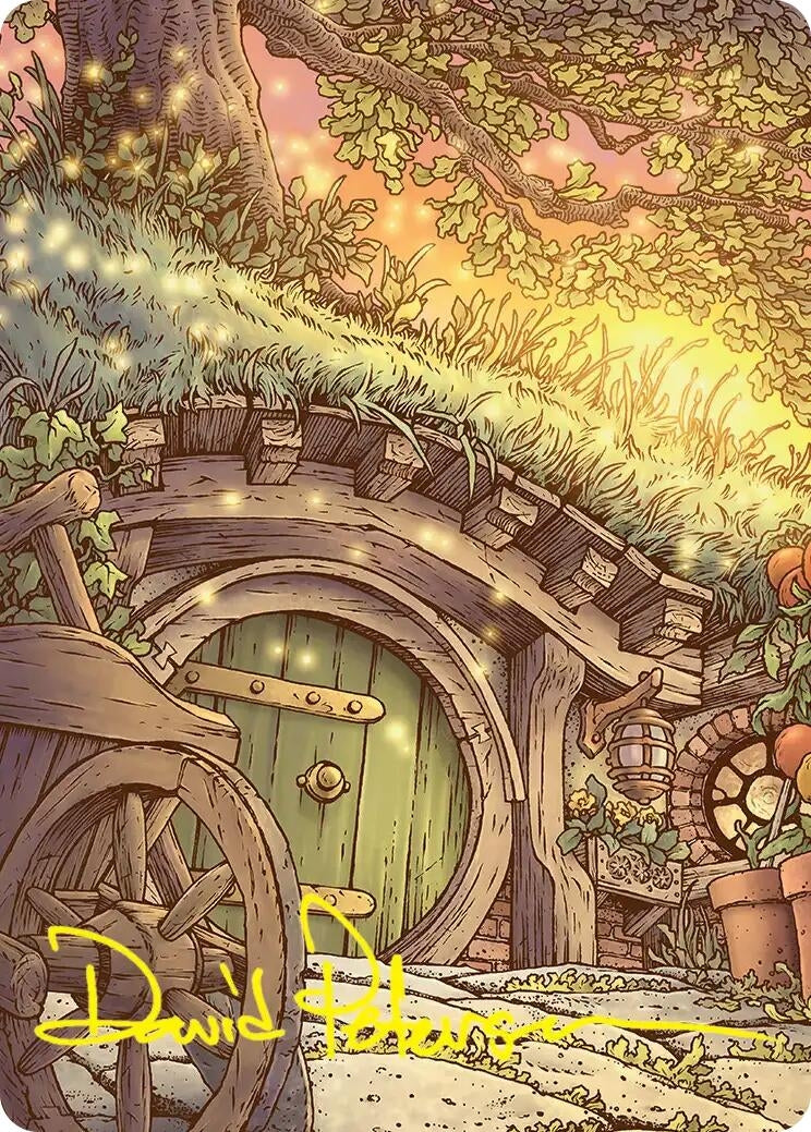 Image for Plains (Summer) Art Card (Gold-Stamped Signature) (45) [Art Series: The Hobbit] (ASHOB) - Magic: The Gathering