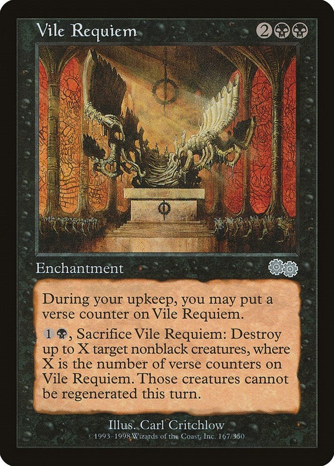 Image for Vile Requiem (167) [Urza's Saga] - Magic: The Gathering