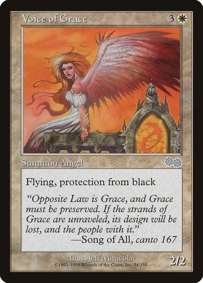 Image for Voice of Grace (54) [Urza's Saga] - Magic: The Gathering